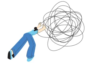 Junger Mann mit Angst vor einer Psychotherapie (Foto: © Duaa, Adobe Stock)